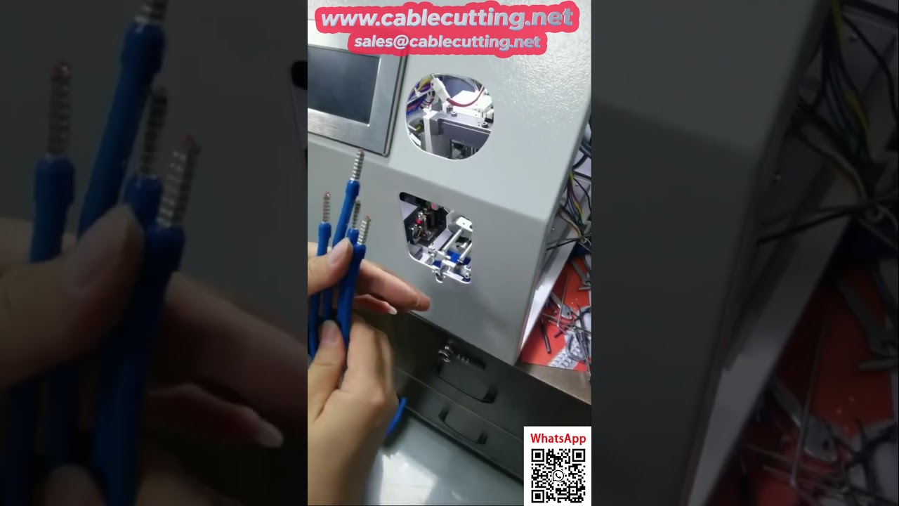 Mesin Crimping Terminal Tiub Pra-Penebat 0.5-4 mm² | Automasi Wayar Industri