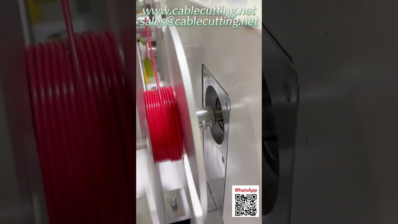 Mesin Gulung Kabel Automatik dengan Pengiraan Meter Tepat & Pemotongan