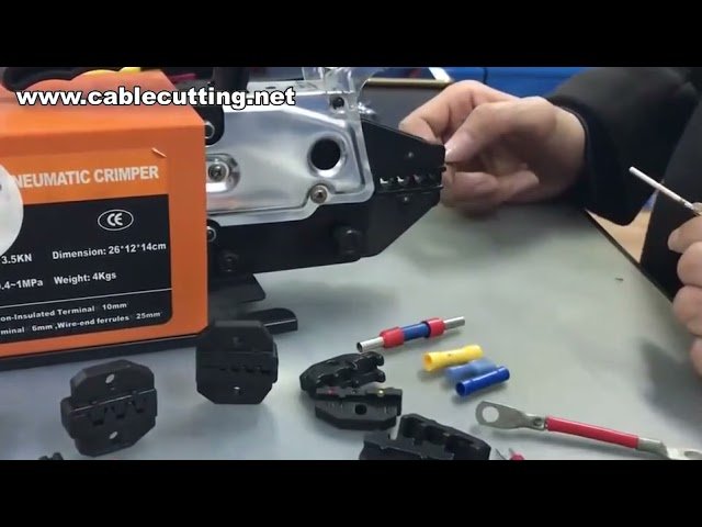 Mesin Crimping Terminal Wayar Pneumatik - Alat Crimping Kabel Automatik untuk Automasi Kilang