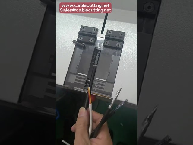 Mesin Pengupas Wayar Multicore Pneumatik – Set Acuan Boleh Tukar untuk Kabel Pelbagai Saiz