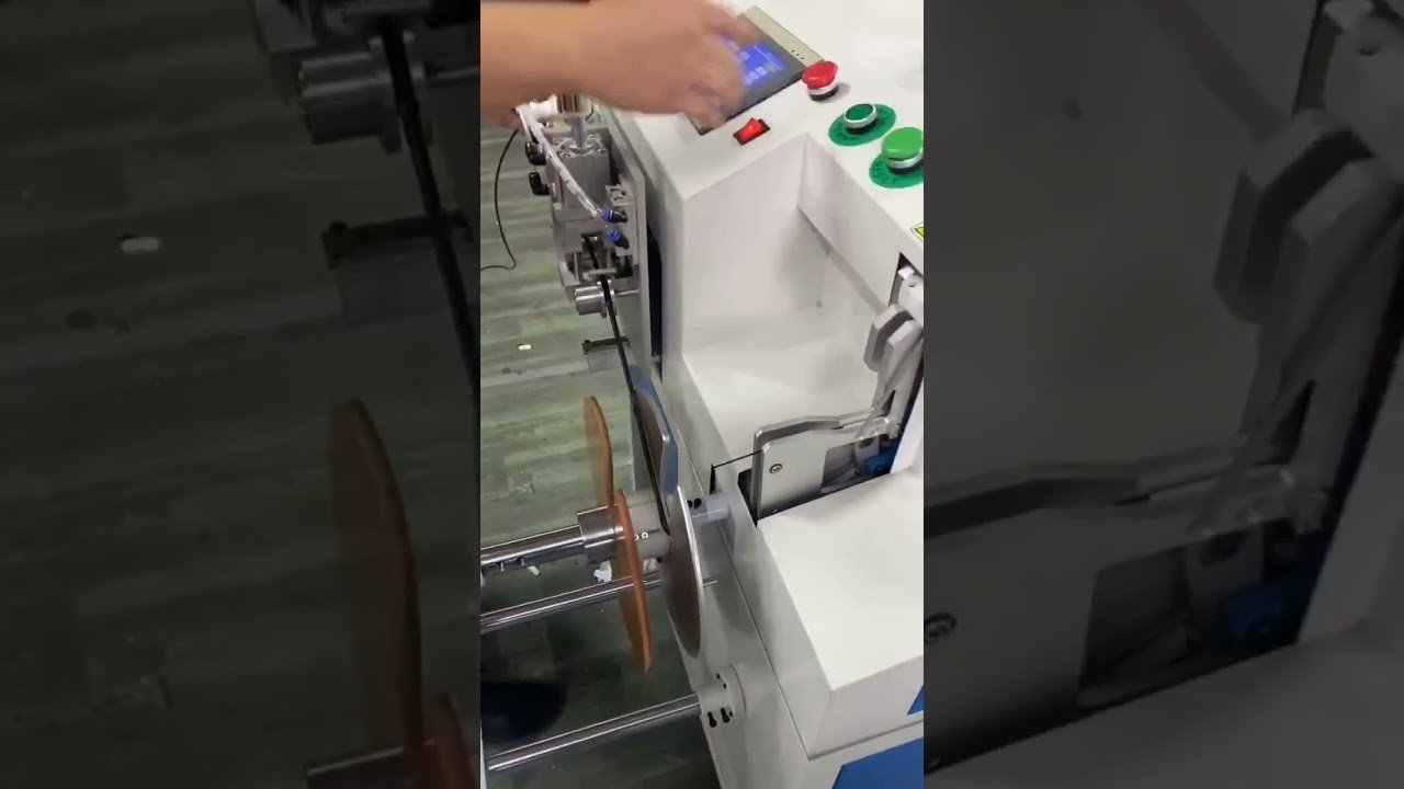 Demo Mesin Automatik: Kira Meter, Rentas, Potong, Gulung & Ikat Wayar 1-15mm #Kilang