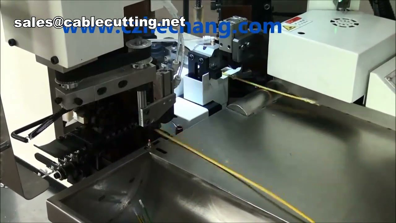 Mesin Crimping Terminal Kabel Data Micro USB Berganda Automatik – Cepat & Tepat untuk Produksi Harness