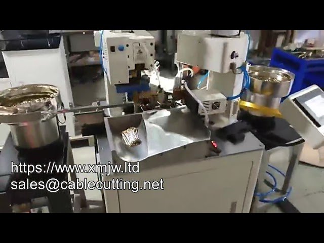 Mesin Crimp Kabel Otomatis 101YW - Potong, Kupas, Crimp Hujung Kawat Tunggal Secara Pukal