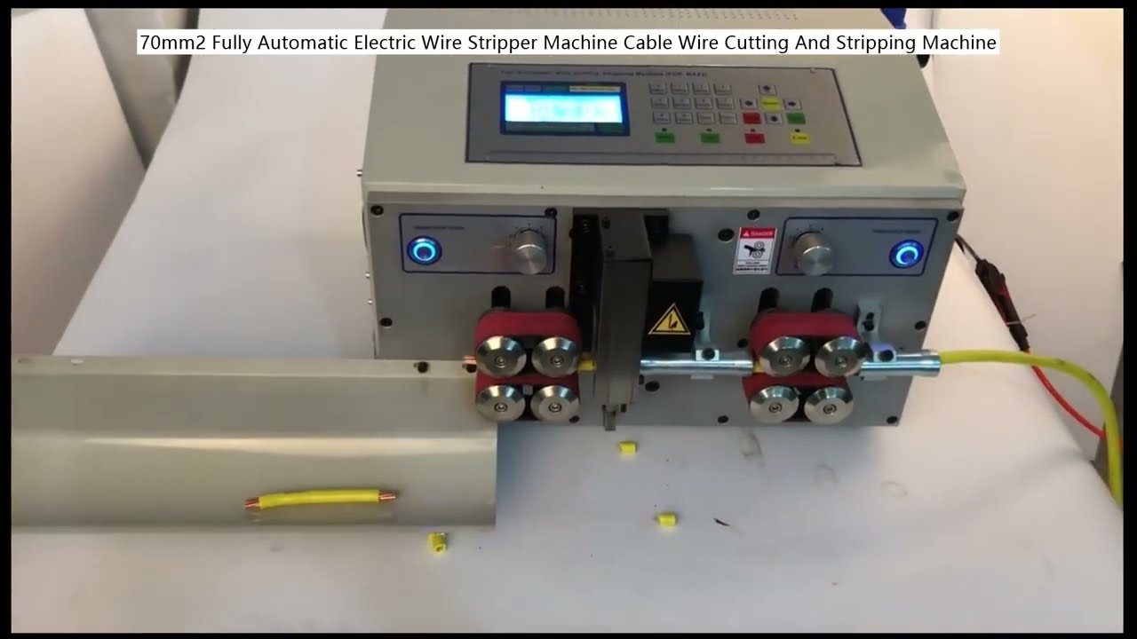 Mesin Penanggalkan Wayar Automatik 70mm² - Pemotong dan Penanggal Kabel Elektrik