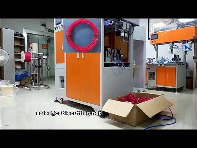 Mesin Penggulung dan Pengikat Kabel Automatik Sepenuhnya - Ikat Twist Kabel