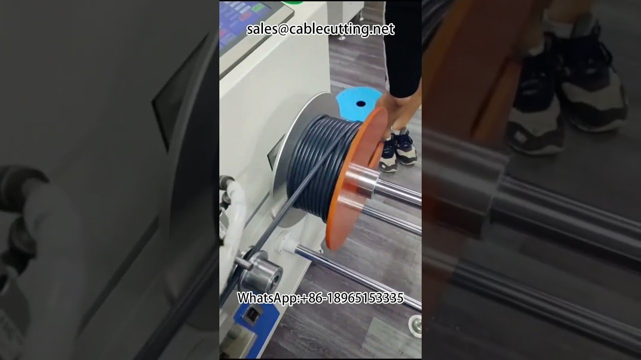 Mesin Gulung Semula Gulungan Besar ke Kecil untuk Pemprosesan Wayar & Kabel | #Rewinder #PengilangKabel