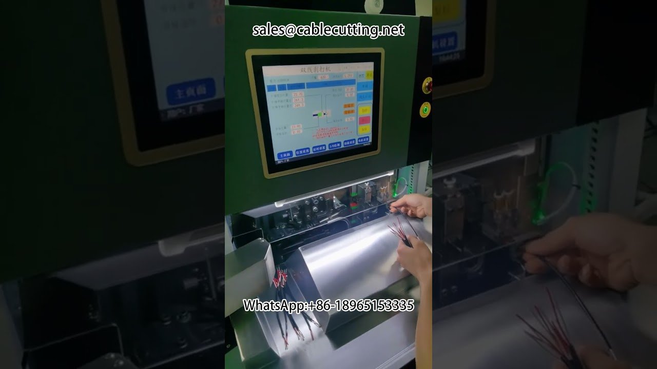 Mesin Penyingkiran Sarung Wayar Dwi untuk Terminal Kalis Air