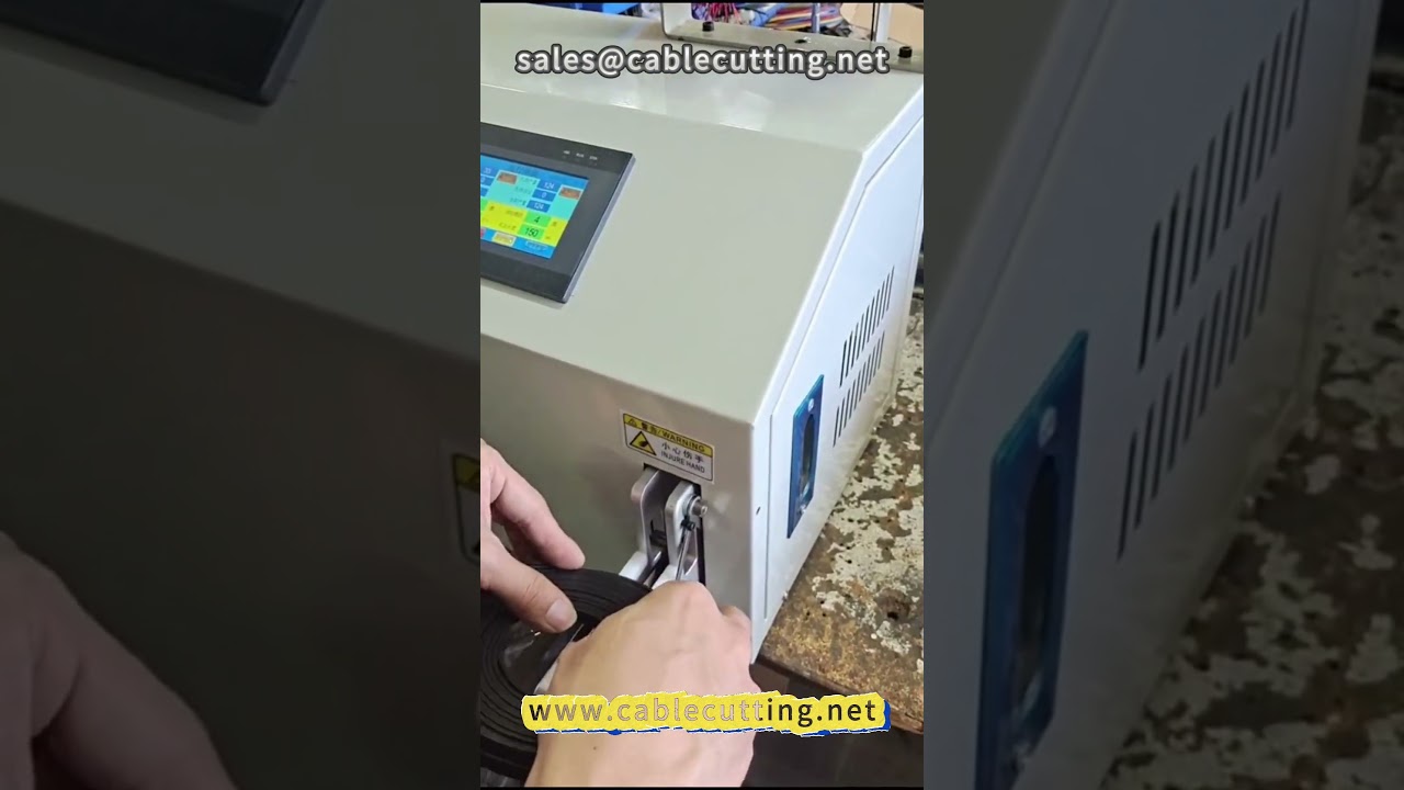 Mesin Penggulung Kabel Rangkaian Rata & Pengikat Automatik | #kabelrangkaian #wayarrata #mesinpemprosesanwayar