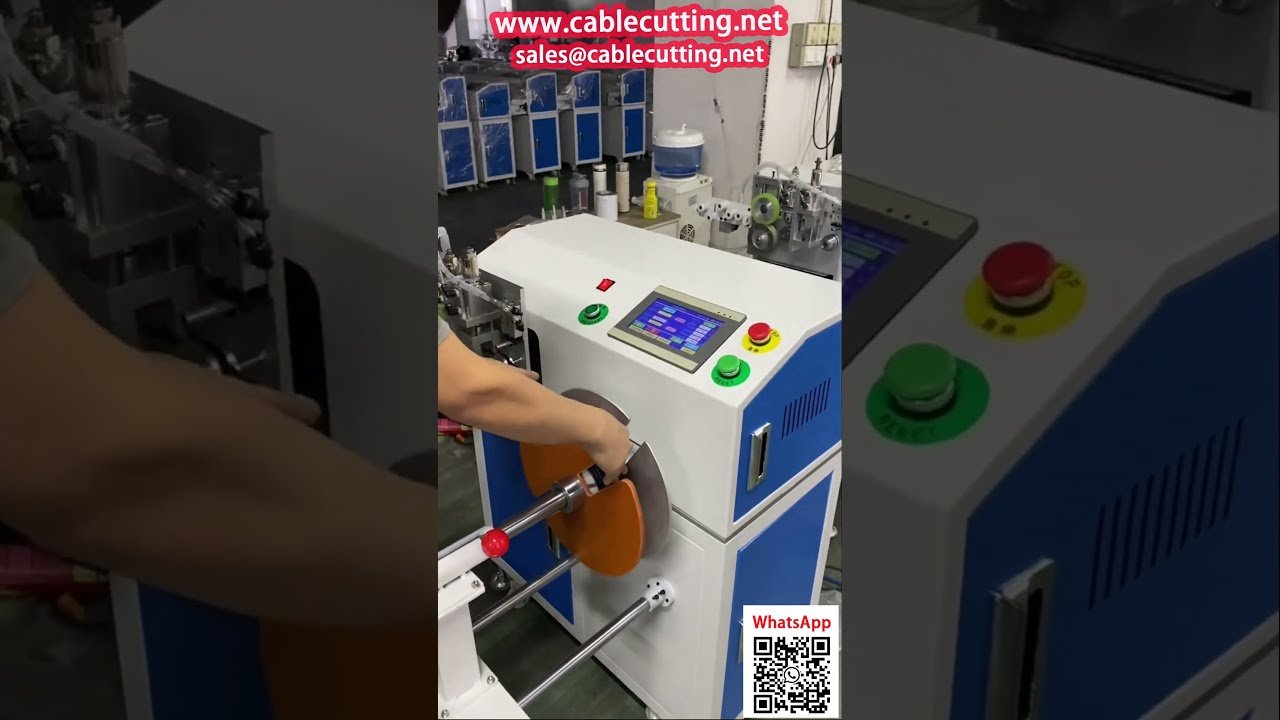 Mesin Automatik Pengiraan, Penggulungan dan Pemotongan Kord Rangkaian Patch | Tingkatkan Kecekapan Pengeluaran
