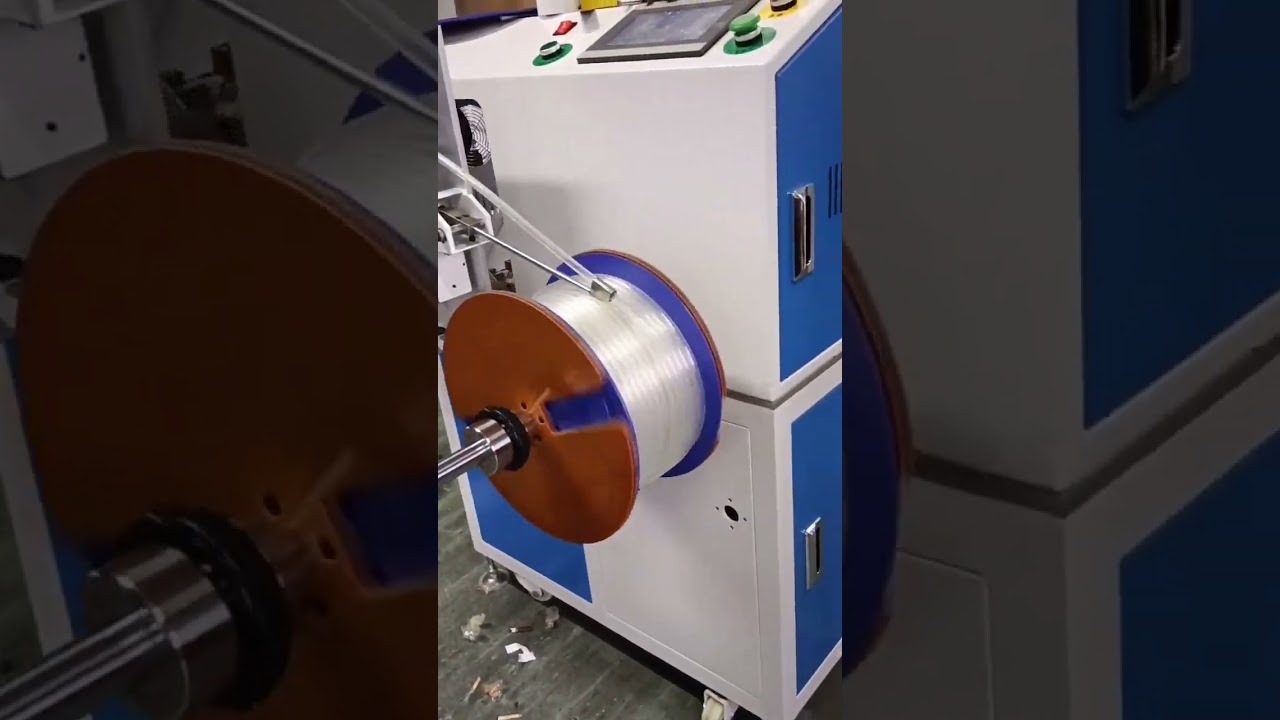 Mesin Automatik Hos Udara PU: Pengiraan Meter, Pemotongan & Penggulungan Tiub (Diameter 1mm - 16mm)