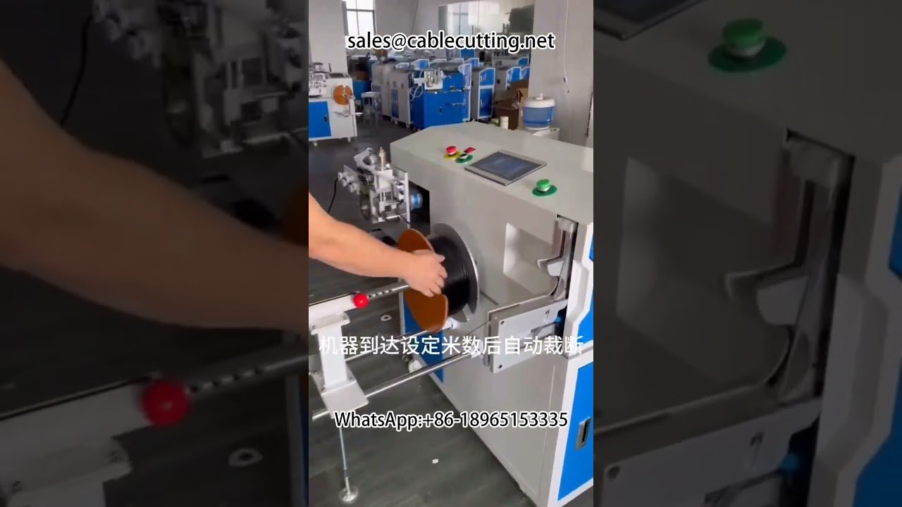 Mesin Penggulung Wayar Automatik | Mesin Pengira Meter & Pemotong Baris | Peralatan Kilang