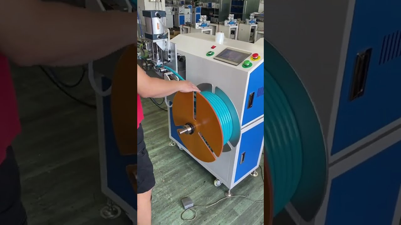 124 Mesin Penggulung Hos Udara Tekanan Tinggi 16mm OD - Cekap & Mudah Dikendalikan, Seorang Pekerja Boleh Menguruskan Pelbagai