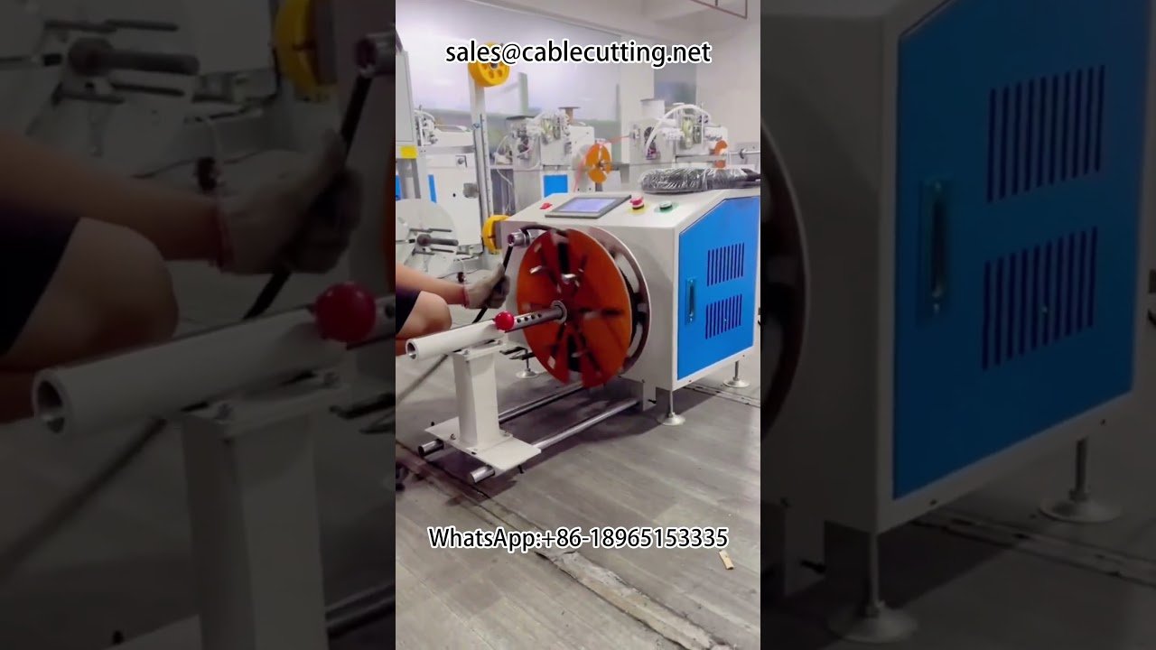 Penggulung Paip Minyak Suhu Tinggi Automatik | Mesin Gulung Hos Hidraulik & Kabel
