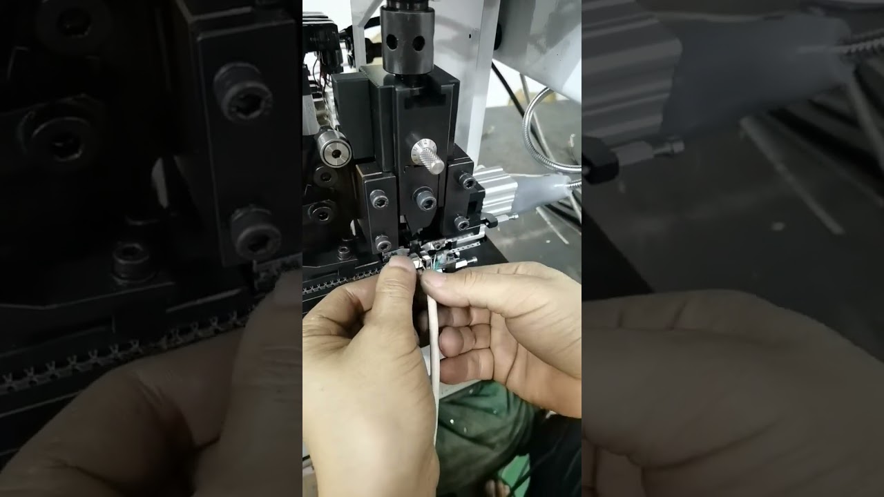 Satu Langkah Selesai: Mesin Pengelupasan dan Pengapit Wayar Automatik #kilang #mesin #automatik