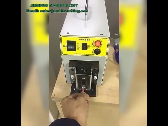Mesin Crimping RJ45 Automatik untuk Kabel CAT5 CAT6 | Pengelim Penyambung Ethernet Berkelajuan Tinggi