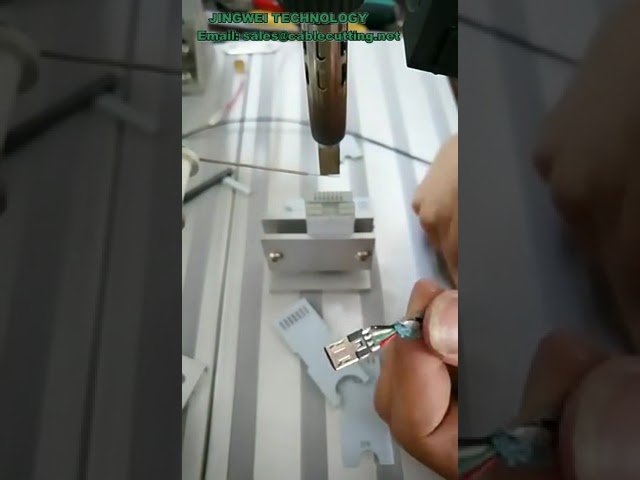 Mesin Kimpalan Kabel Type C Berketepatan Tinggi untuk Kepala iPhone USB-A – Automasi DIY