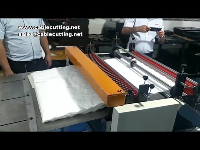 Mesin Pemotong Kapas Automatik - Pemotong Panjang Tetap untuk Kain Kapas