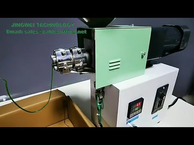 Penyemperit Plastik Mini Desktop SJ12 untuk Makmal - Mesin Skru Tunggal Kecil