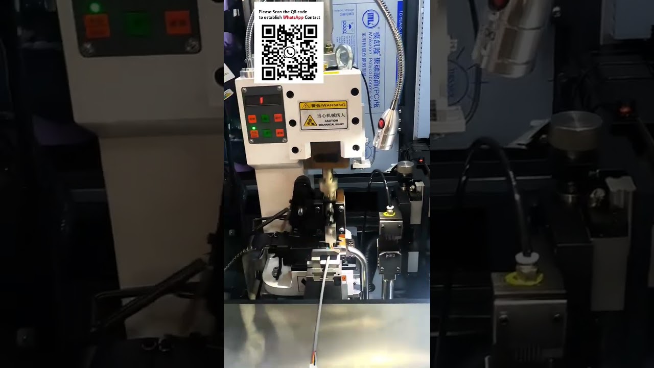 Pemproses Kabel Berbilang Teras Bersarung - Strip, Crimp & Masukkan ke Dalam Perumahan Secara Automatik dengan Sistem VisionPressure