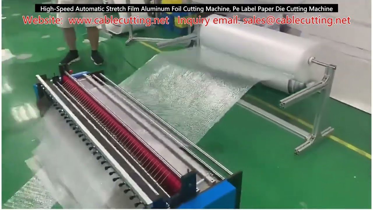 Mesin Pemotong Automatik Berkelajuan Tinggi untuk Filem Regangan, Kerajang Aluminium & Kertas Label PE