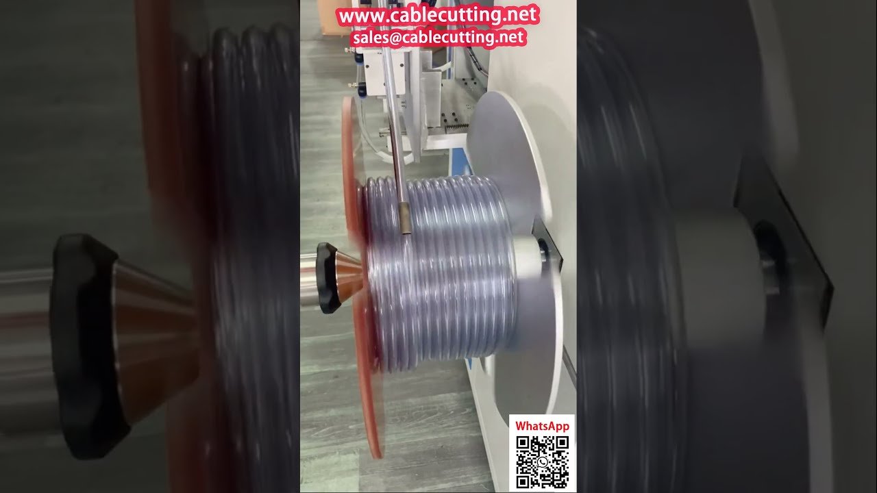 Mesin Penggulung Hos Lembut PVC, PE & Nylon dengan Penghitung Meter Panjang – Automatik & Tepat