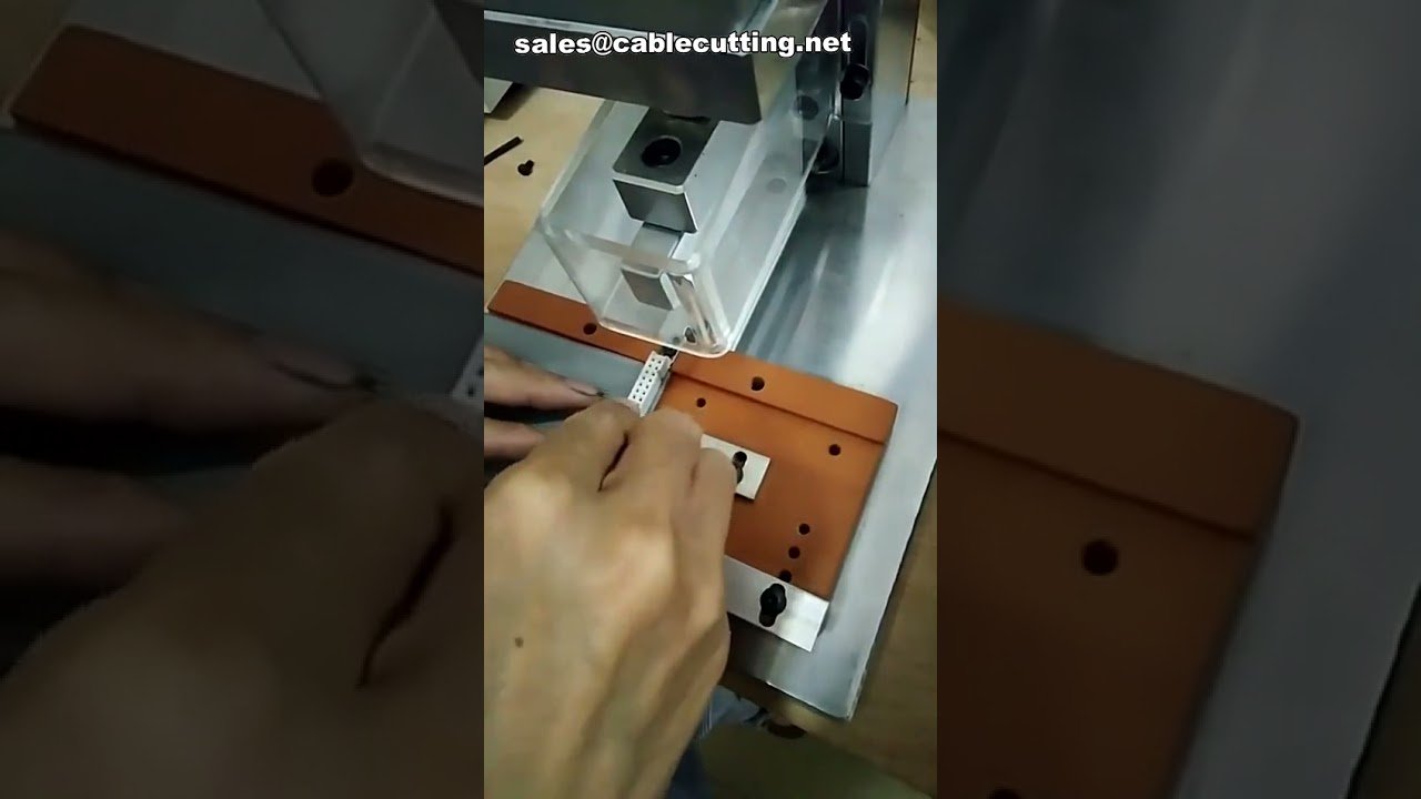 Mesin Tekan Kabel IDC & Crimping Kepala Kabel Automatik Tingkatkan Produktiviti