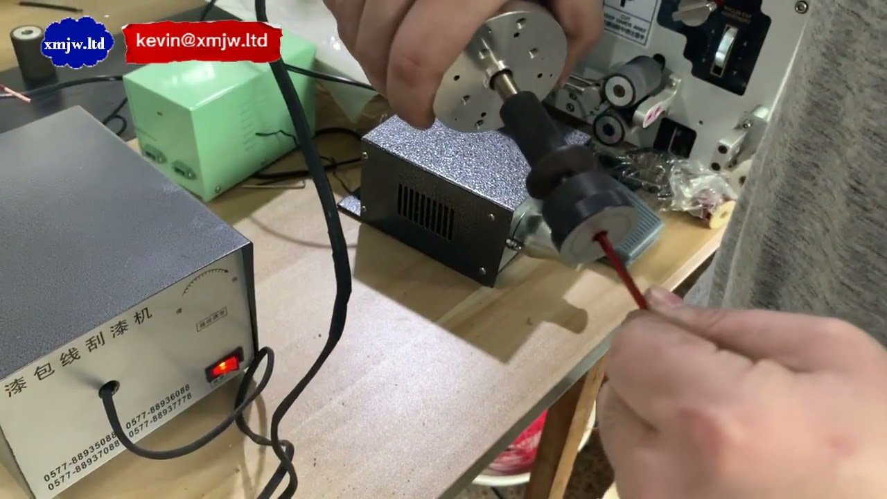 Mesin Penanggalkan Wayar Magnet - Mesin Penanggalkan Tembaga Bersalut Enamel