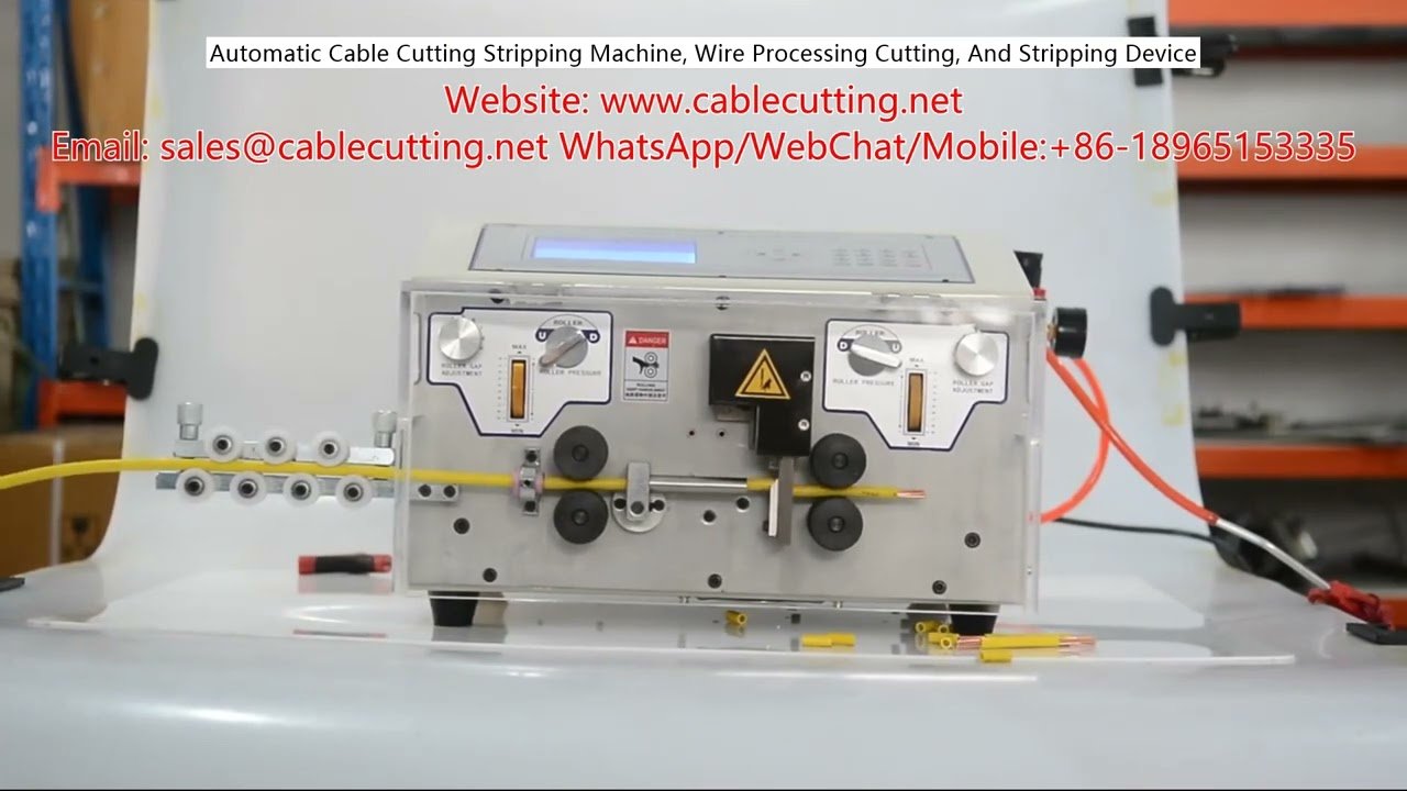 Mesin Pemotong dan Penyahcot Kabel Automatik | Peralatan Pemprosesan Wayar
