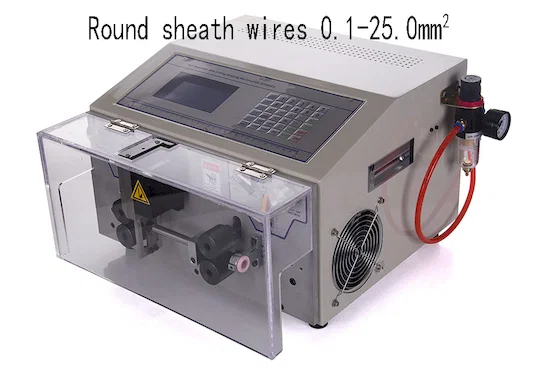 Sheathed Kabel Stripping Mesin Pemotong WPM-09HT2 25mm² - Mesin Penjalur Wayar Automatik